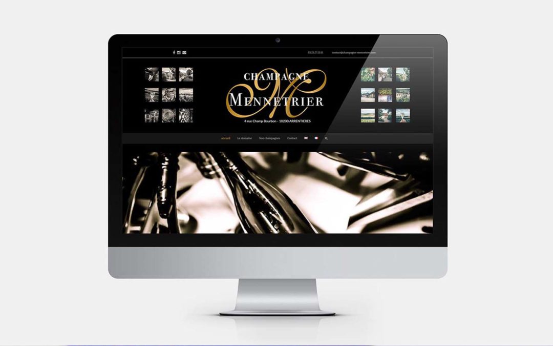 Site web – Champagne Mennetrier