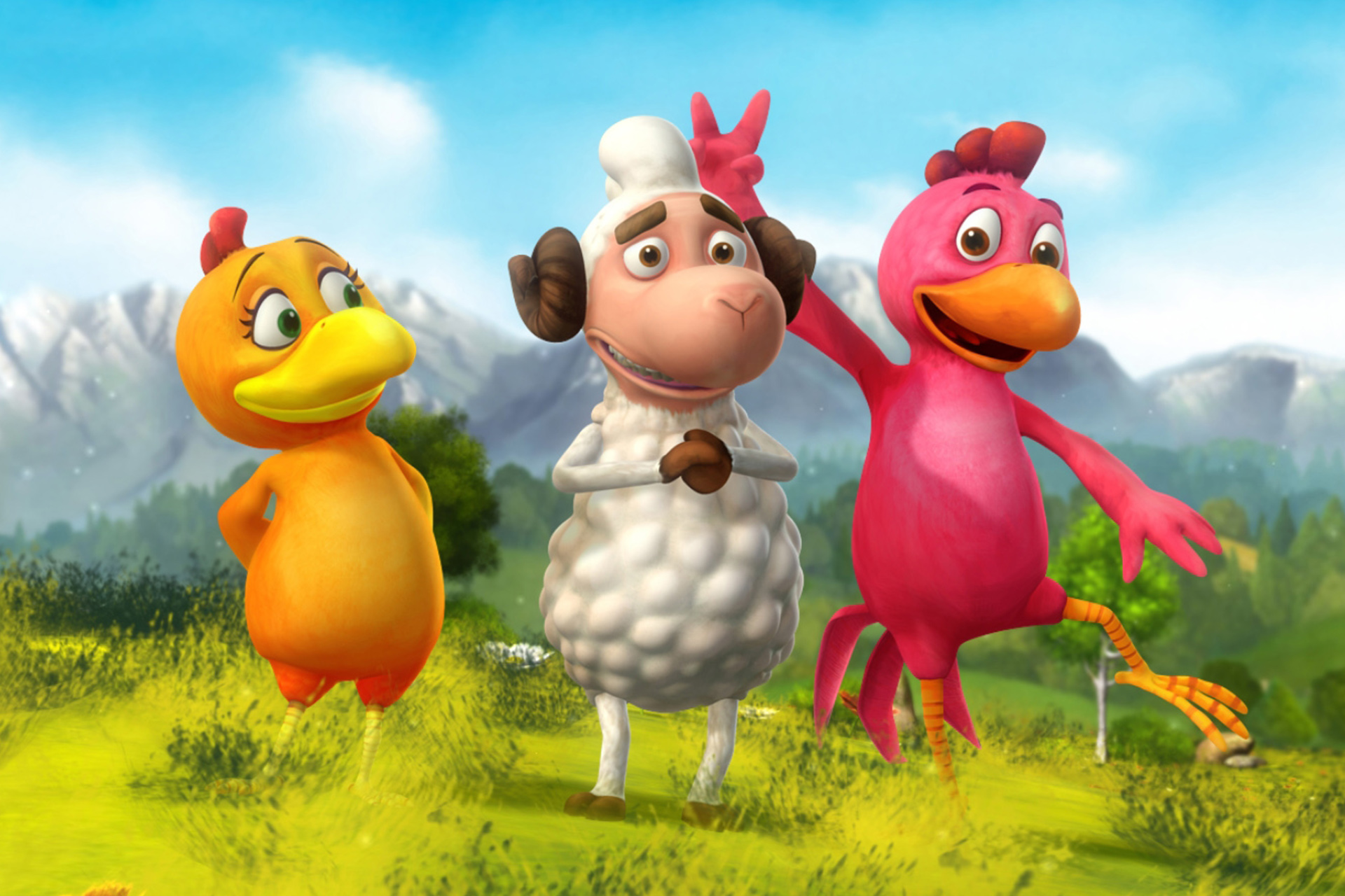 compositing - les p'tites poules - Audrey Champion Graphiste