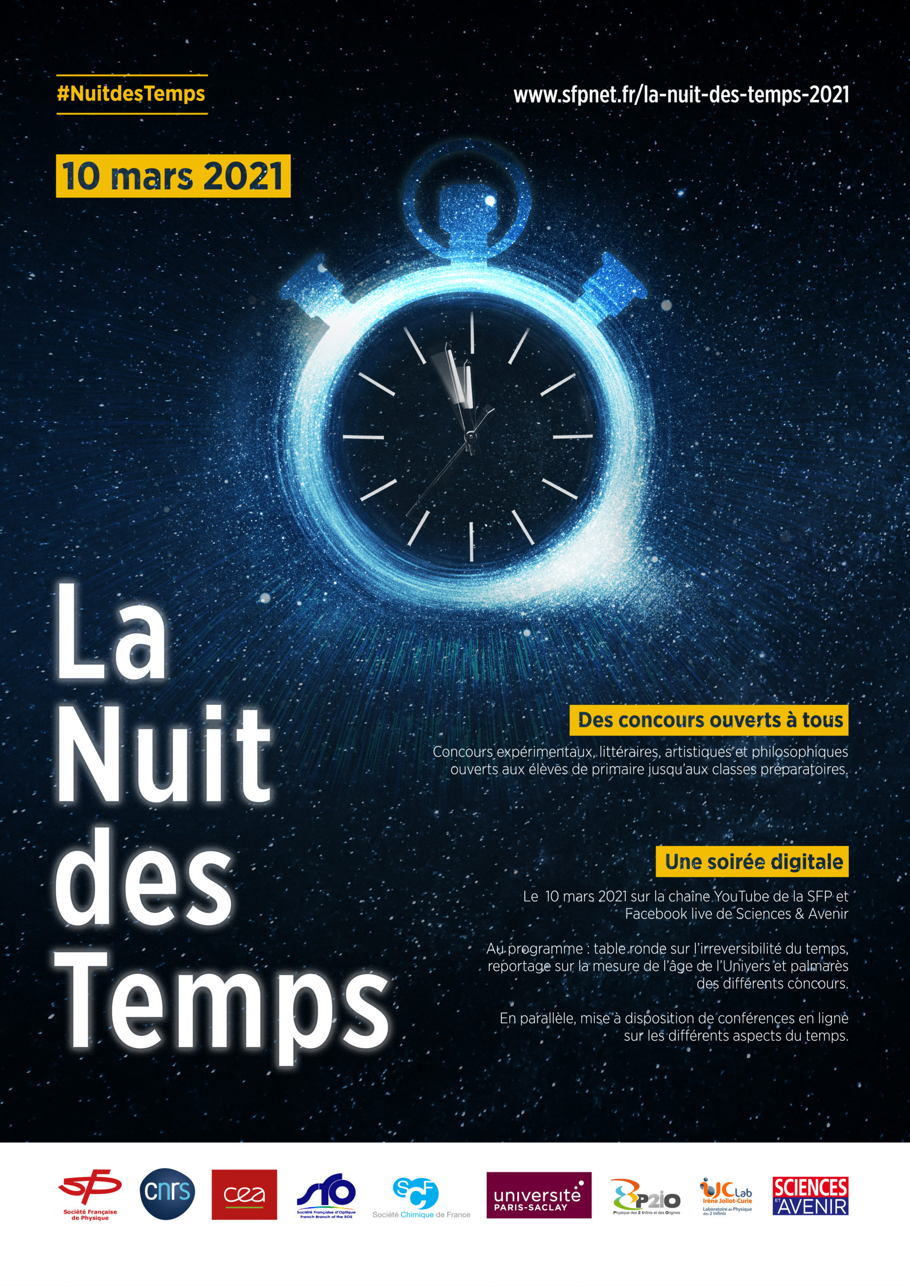 Affiche Nuit des Temps SFP