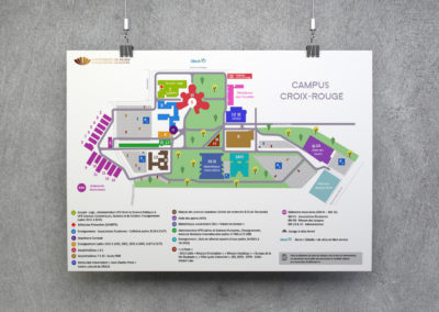 Plan du campus Croix-rouge – Université de Reims
