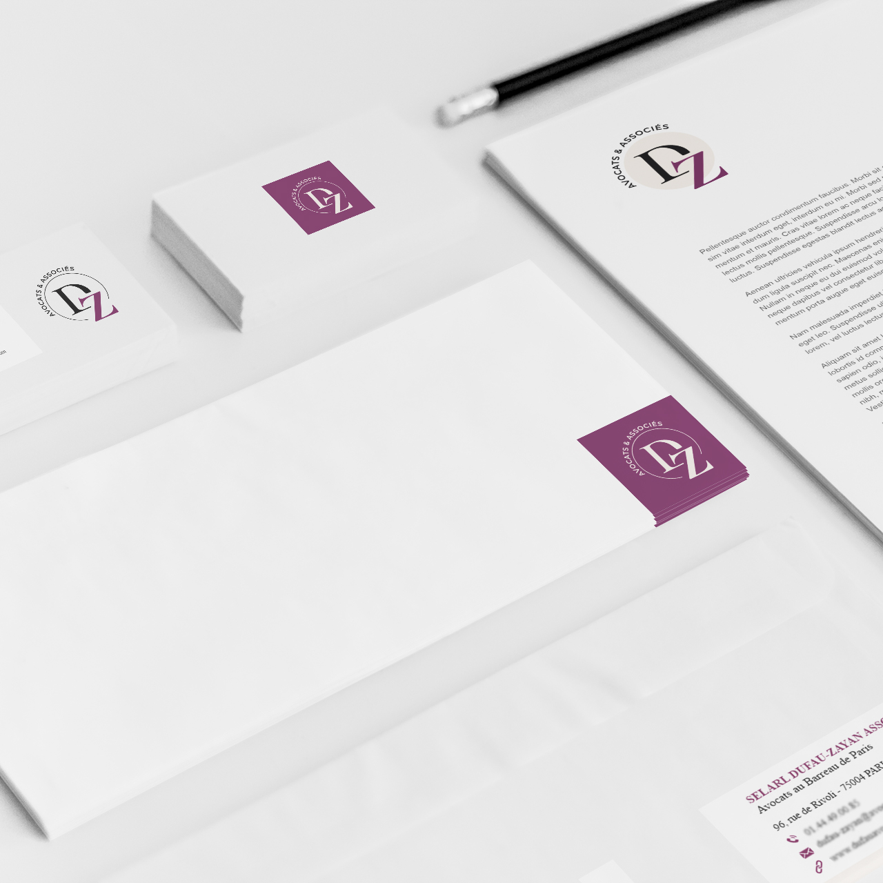 2022_DUFAU ZAYAN LOGO conception branding marque Paris troyes graphisme