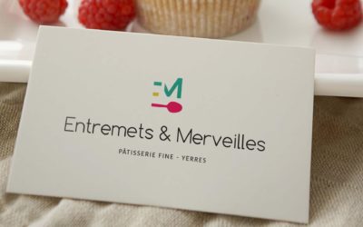 Création d’identité visuelle – Entremets & Merveilles